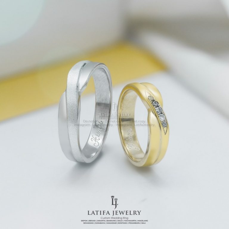 Cincin Nikah Solo Cincin Kawin Solo Cincin Tunangan Solo Couple Custom Emas Palladium Perak Platinum Solo (0)