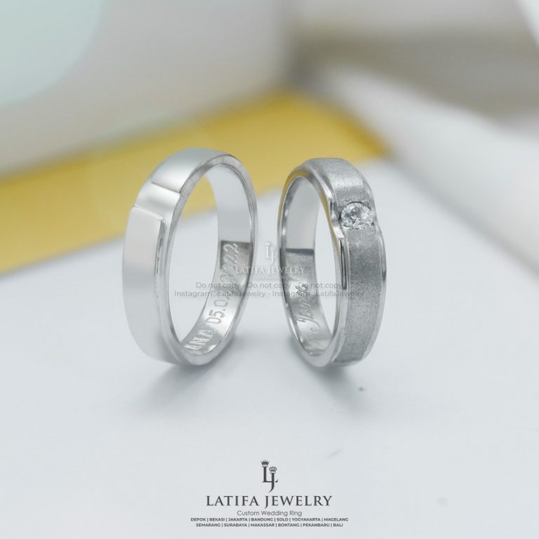 Cincin Nikah Solo Cincin Kawin Solo Cincin Tunangan Solo Couple Custom Emas Palladium Perak Platinum Solo (2)