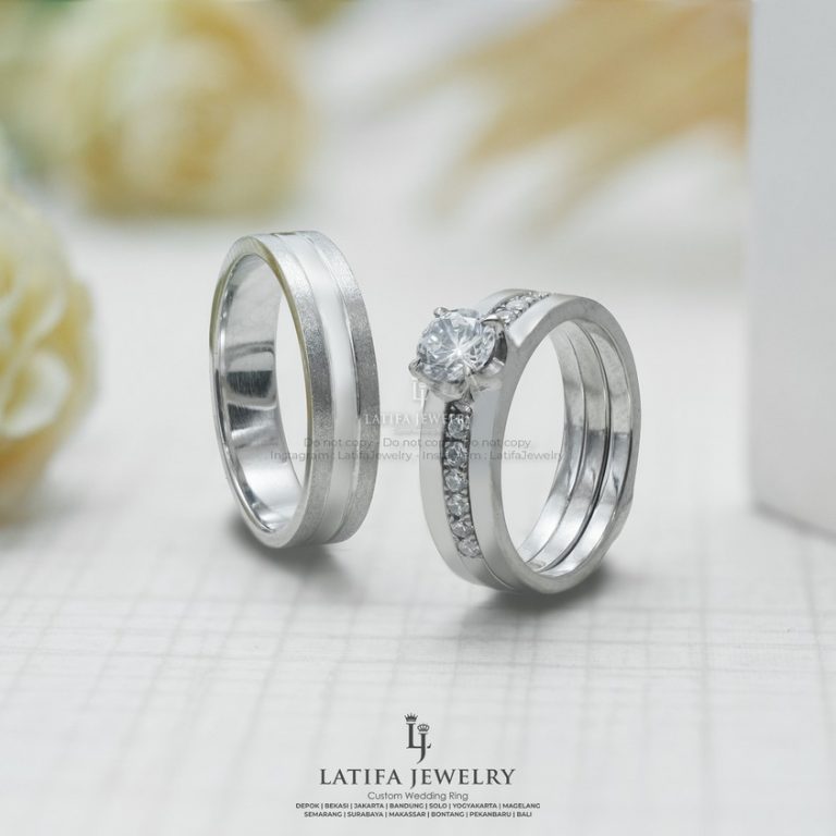 Cincin Nikah Solo Cincin Kawin Solo Cincin Tunangan Solo Couple Custom Emas Palladium Perak Platinum Solo (21)