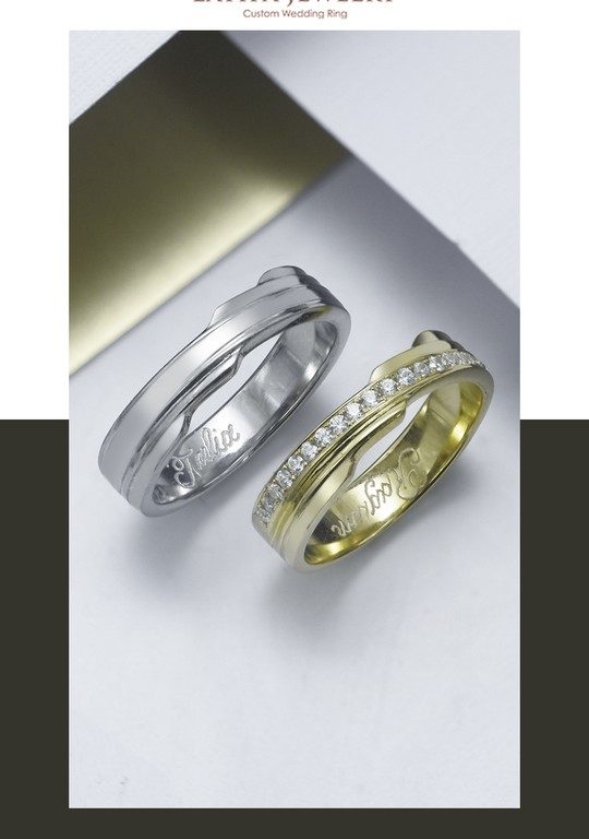 Cincin Nikah Solo Cincin Kawin Solo Cincin Tunangan Solo Couple Custom Emas Palladium Perak Platinum Solo (55)