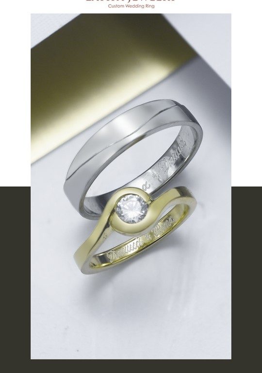 Cincin Nikah Solo Cincin Kawin Solo Cincin Tunangan Solo Couple Custom Emas Palladium Perak Platinum Solo (56)