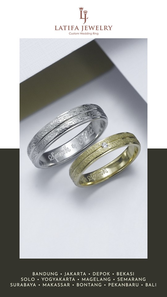 Cincin Nikah Solo Cincin Kawin Solo Cincin Tunangan Solo Couple Custom Emas Palladium Perak Platinum Solo (57)