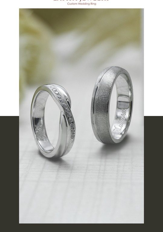 Cincin Nikah Solo Cincin Kawin Solo Cincin Tunangan Solo Couple Custom Emas Palladium Perak Platinum Solo (58)