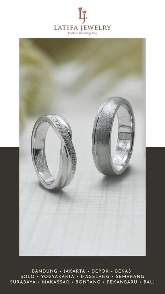 Cincin Nikah Solo Cincin Kawin Solo Cincin Tunangan Solo Couple Custom Emas Palladium Perak Platinum Solo (58)