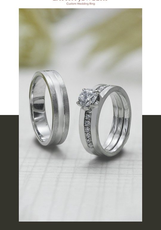 Cincin Nikah Solo Cincin Kawin Solo Cincin Tunangan Solo Couple Custom Emas Palladium Perak Platinum Solo (59)