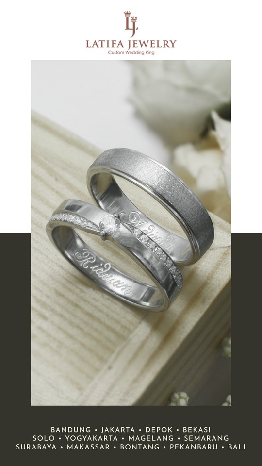 Cincin Nikah Solo Cincin Kawin Solo Cincin Tunangan Solo Couple Custom Emas Palladium Perak Platinum Solo (62)